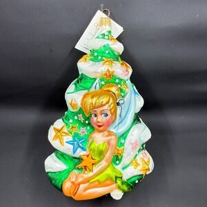 1996 CHRISTOPHER RADKO DISNEY GALLERY TINKER BELL 6.5" ORNAMENT CHRISTMAS TREE